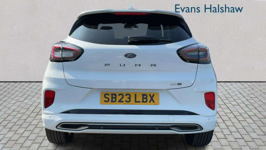 Ford Puma 1.0 Ecoboost Hybr Mhev 155 St-line Vignale Dct SB23LBX White #4