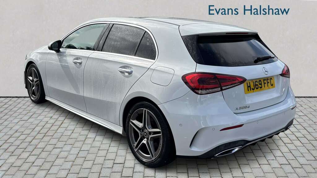 Mercedes-Benz A Class A220d Amg Line Premium Plus 2019 HJ69FFC White #2