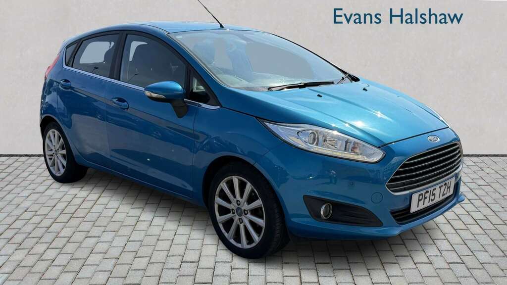 Ford Fiesta 1.0 Ecoboost Titanium Powershift 2015 Blue