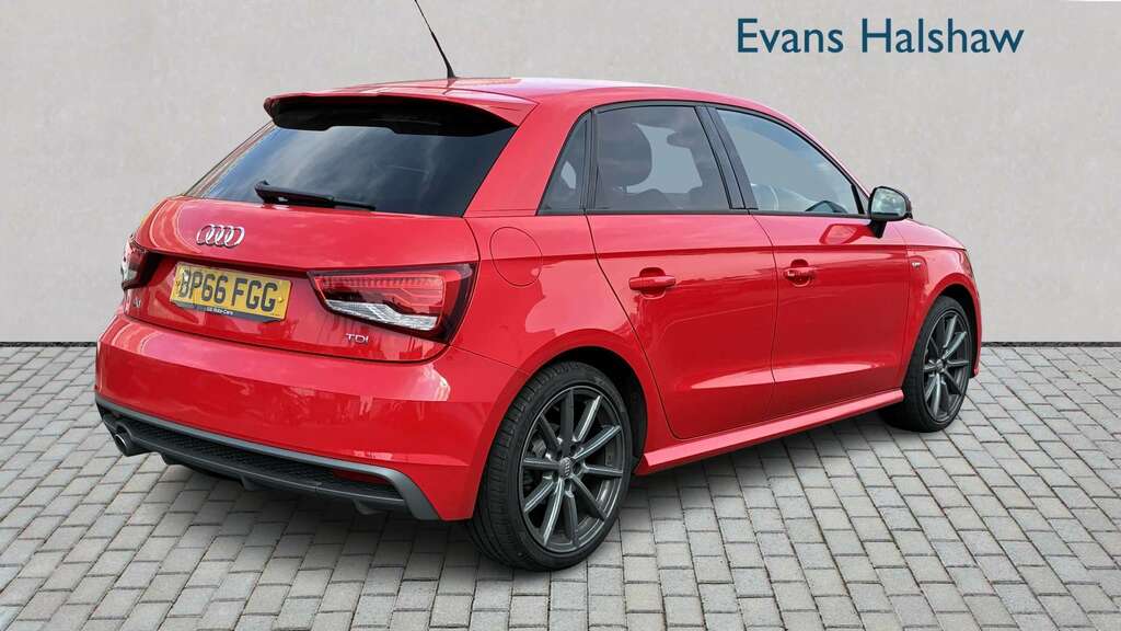Audi A1 1.6 Tdi S Line 2016 BP66FGG Red #3