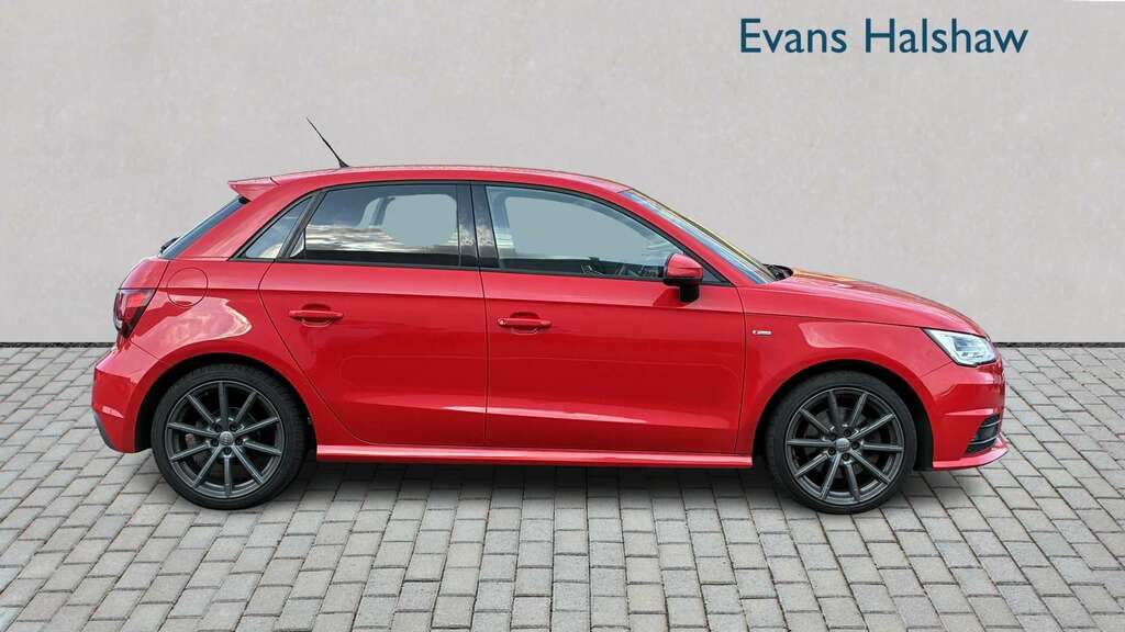 Audi A1 1.6 Tdi S Line 2016 BP66FGG Red #2
