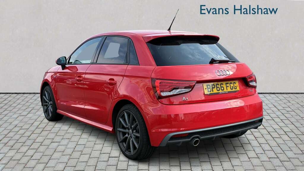 Audi A1 1.6 Tdi S Line 2016 BP66FGG Red #5