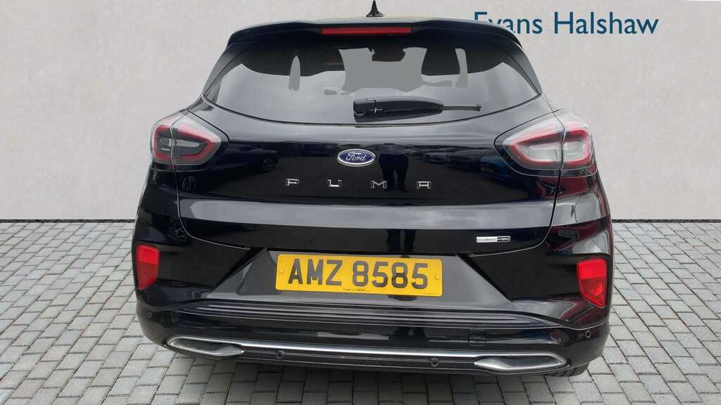 Ford Puma 1.0 Ecoboost Hybrid Mhev St-line Vignale 2023 AMZ8585 Black #3