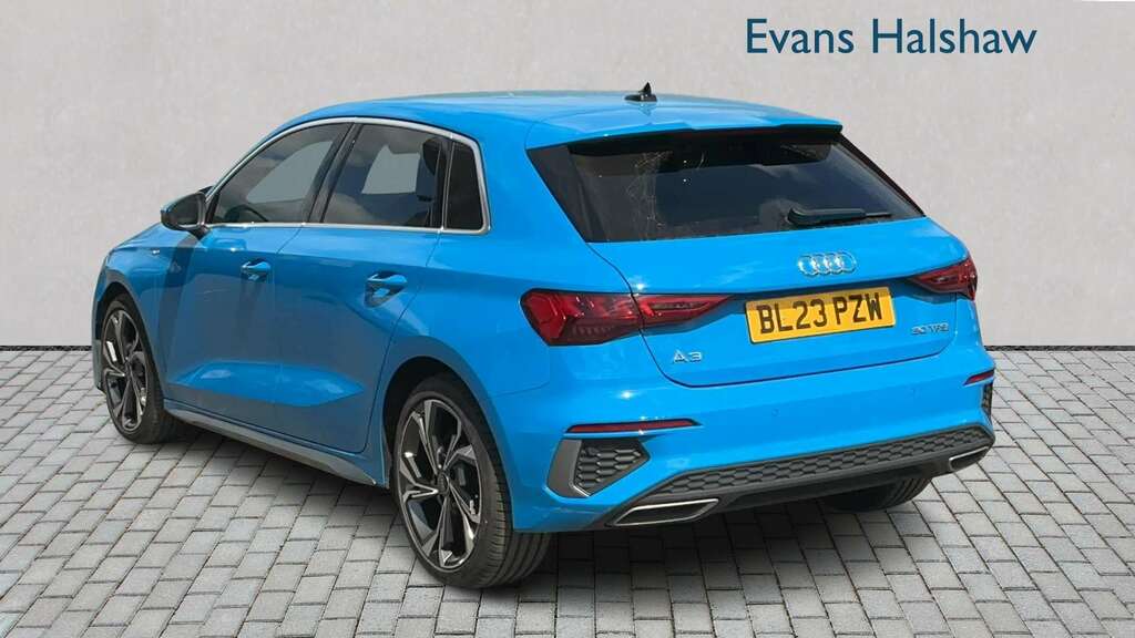 Audi A3 30 Tfsi S Line 2023 BL23PZW Blue #2