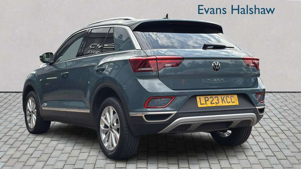 Volkswagen T-Roc 1.5 Tsi Style Dsg 2023 LP23KCC Blue #2