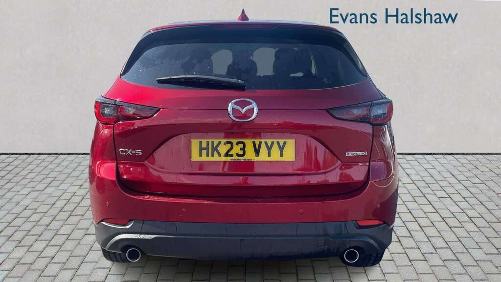 Mazda CX-5 2.0 E-skyactiv G Mhev Exclusive-line 2023 Red #5