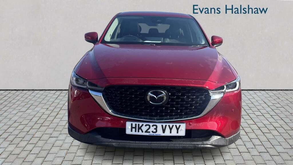 Mazda CX-5 2.0 E-skyactiv G Mhev Exclusive-line 2023 Red #3