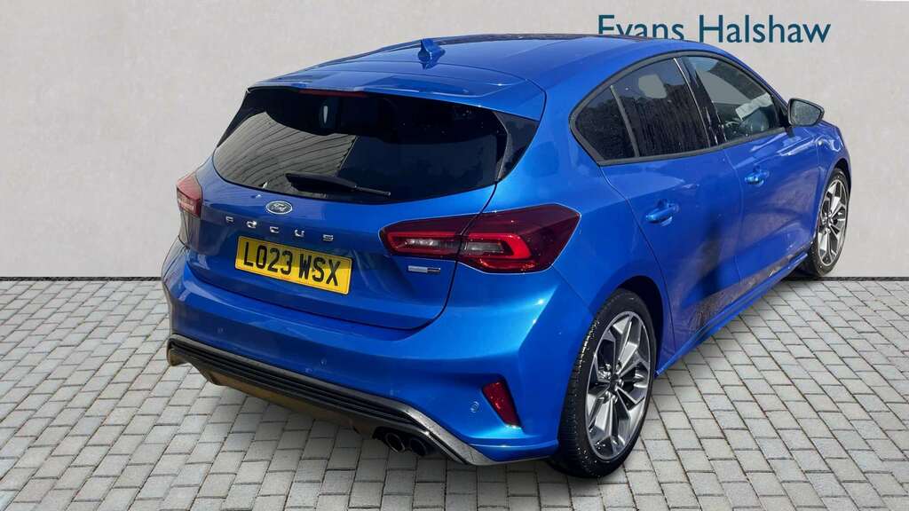 Ford Focus 1.0 Ecoboost Hybrid Mhev St-line X 2023 LO23WSX Blue #3