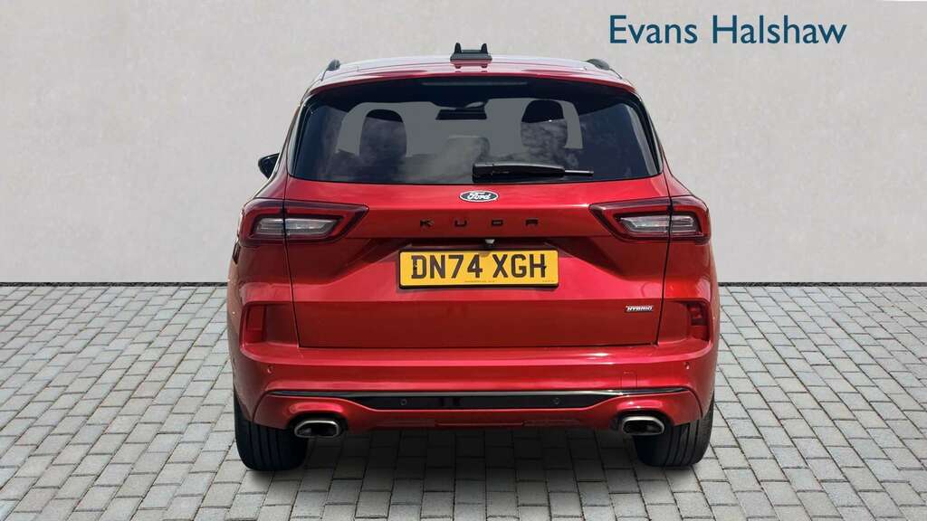Ford Kuga 2.5 Fhev St-line Cvt 2024 Red #4