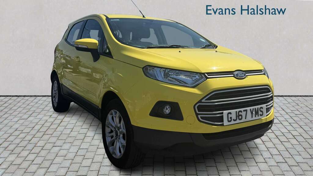 Ford Ecosport 1.0 Ecoboost Zetec 2017 Yellow
