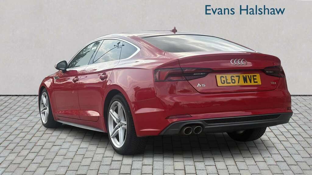 Audi A5 2.0 Tdi S Line S Tronic 2017 Red