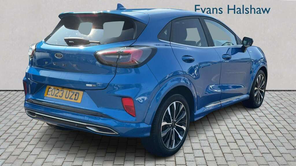 Ford Puma 1.0 Ecoboost Hybrid Mhev 155 St-line Vignale 2 EO23UZD Blue #2