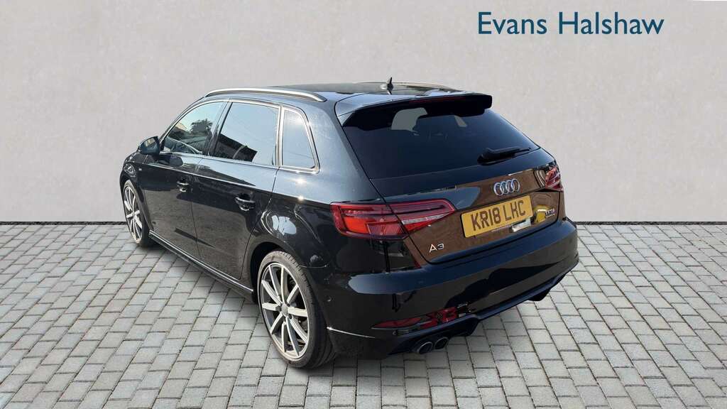 Audi A3 2.0 Tdi Black Edition S Tronic 7 Speed White #1