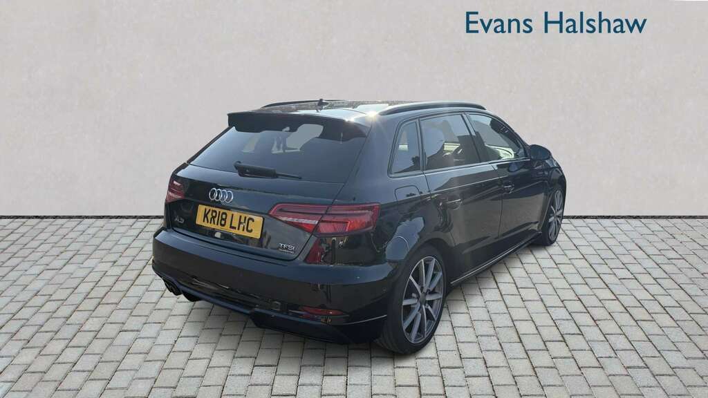 Audi A3 2.0 Tdi Black Edition S Tronic 7 Speed White #2