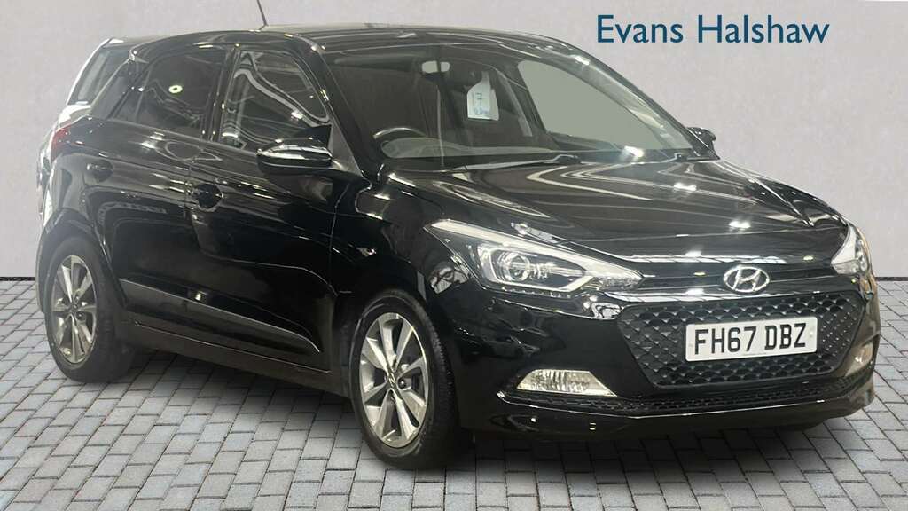 Hyundai I20 1.2 Premium Nav 2017 Black #2