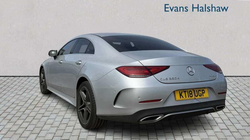 Mercedes-Benz CLS 350D 4Matic Amg Line Premium 9G-tronic 2018 Silver #2
