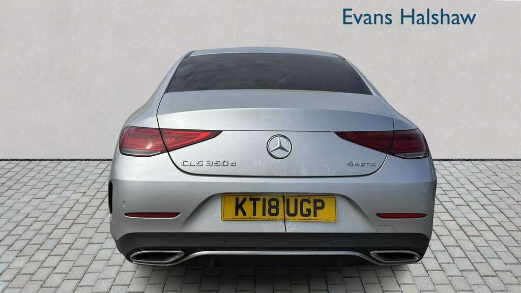 Mercedes-Benz CLS 350D 4Matic Amg Line Premium 9G-tronic 2018 Silver #3