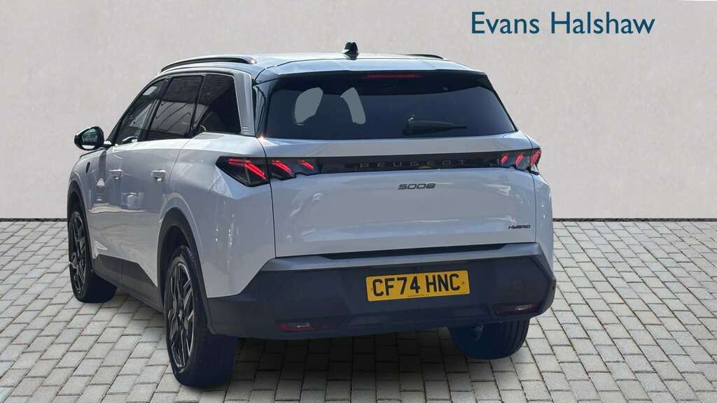 Peugeot 5008 1.2 Hybrid 136 Gt E-dsc6 2024 White #3