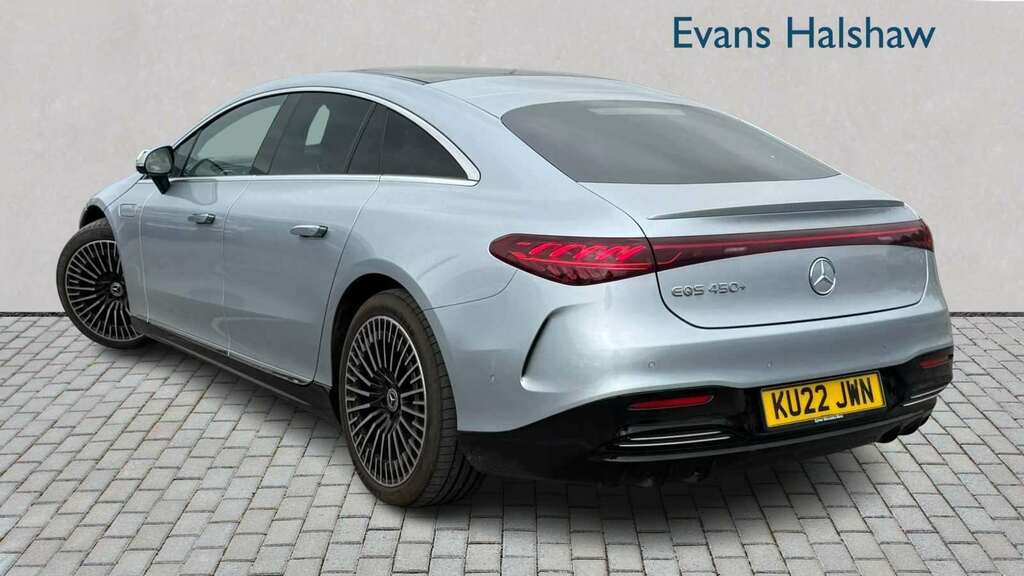 Mercedes-Benz EQS 450 245Kw Amg Line Premium 108Kwh 2022 Silver #2