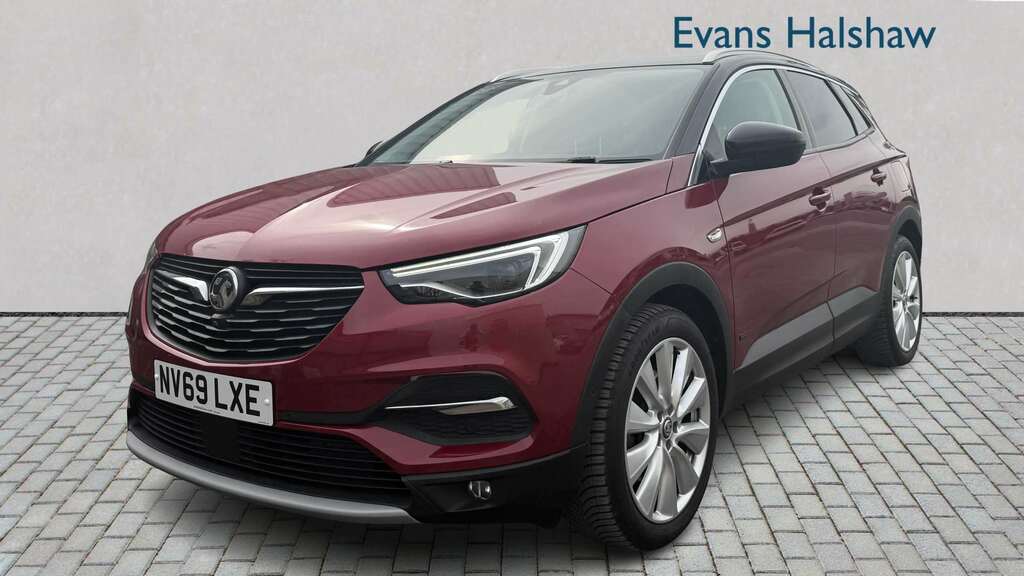 Vauxhall Grandland X 1.6 Hybrid4 300 Ultimate Nav 2020 NV69LXE Red #3