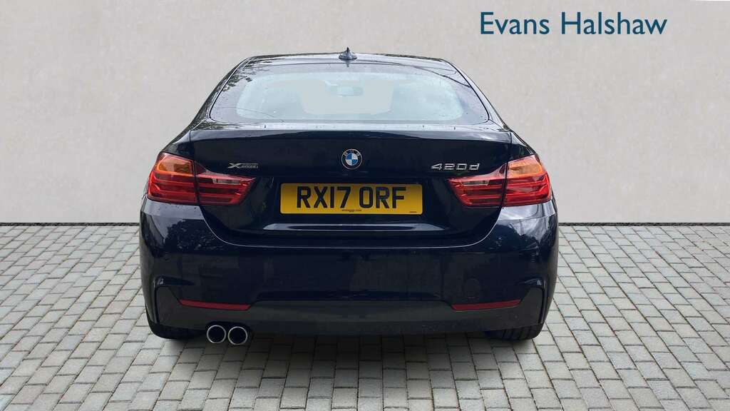 BMW 4 Series 420D 190 Xdrive M Sport Prof Media 20 RX17ORF Black #4
