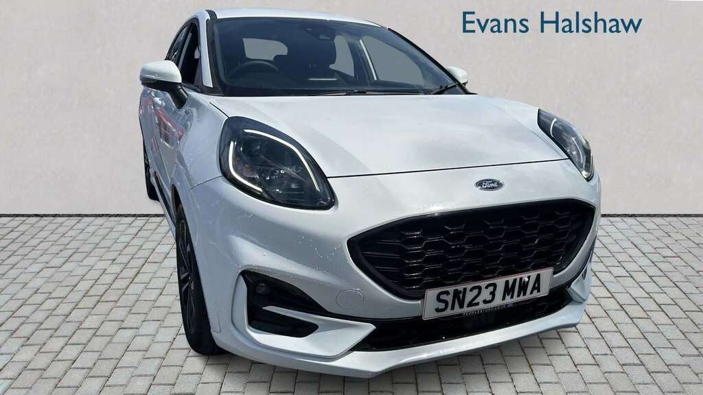 Ford Puma 1.0 Ecoboost Hybrid Mhev St-line 2023 White #2