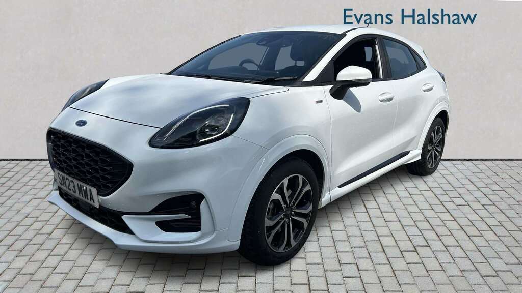 Ford Puma 1.0 Ecoboost Hybrid Mhev St-line 2023 White #4