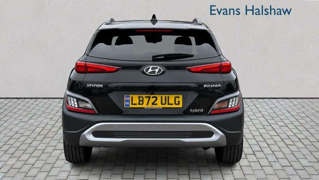 Hyundai Kona 1.6 Gdi Hybrid Ultimate Dct 2023 LB72ULG Black #3