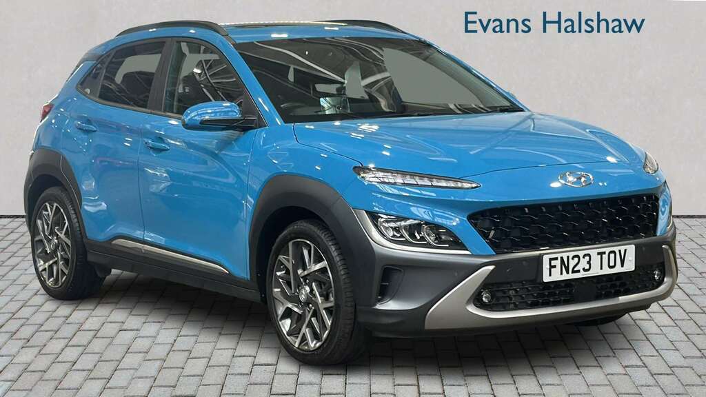 Hyundai Kona 1.6 Gdi Hybrid Ultimate Dct 2023 Blue