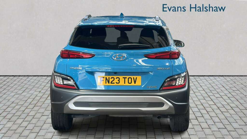 Hyundai Kona 1.6 Gdi Hybrid Ultimate Dct 2023 Blue #5