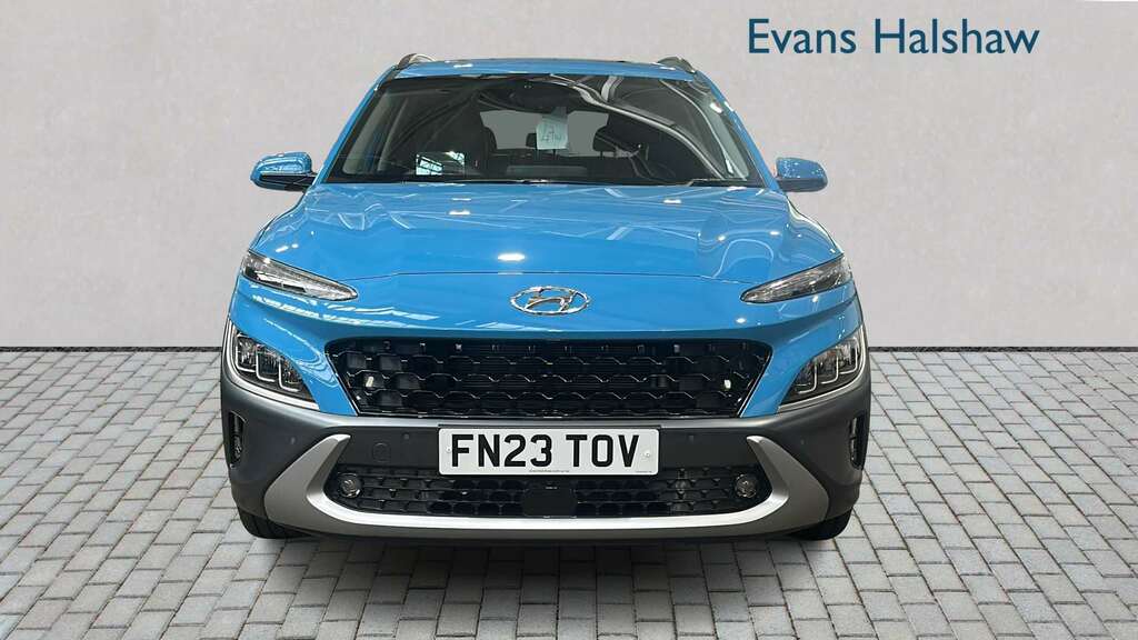 Hyundai Kona 1.6 Gdi Hybrid Ultimate Dct 2023 Blue #4