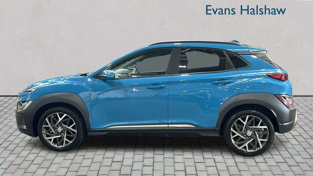 Hyundai Kona 1.6 Gdi Hybrid Ultimate Dct 2023 Blue #3