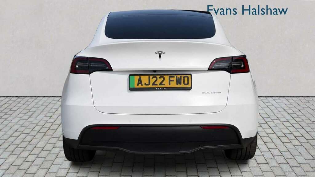 Tesla Model Y Long Range Awd 2022 White #5