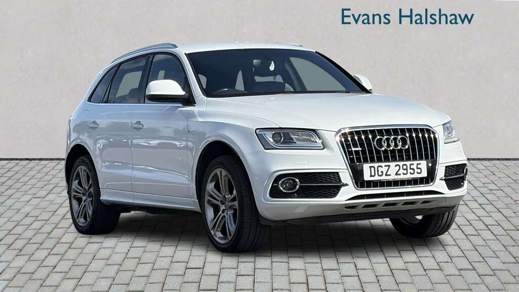 Audi Q5 2.0 Tdi 190 Quattro S Line Plus S Tronic 201 White