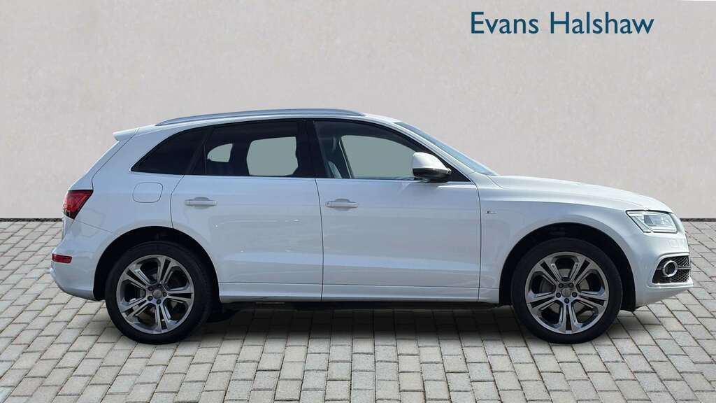 Audi Q5 2.0 Tdi 190 Quattro S Line Plus S Tronic 201 White #6