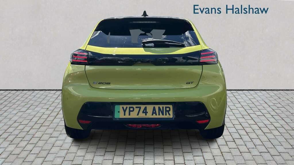Peugeot e-208 115Kw Gt 51Kwh 2025 Yellow #4