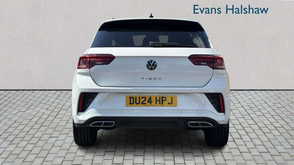 Volkswagen T-Roc 1.5 Tsi R-line Dsg 2024 White #5