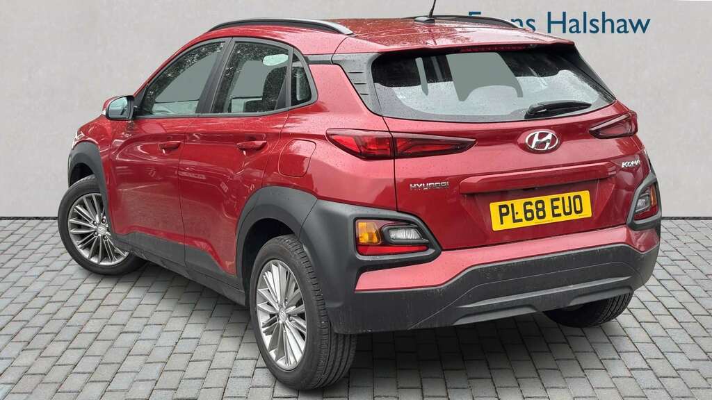 Hyundai Kona 1.0T Gdi Blue Drive Se 2019 PL68EUO Red #2