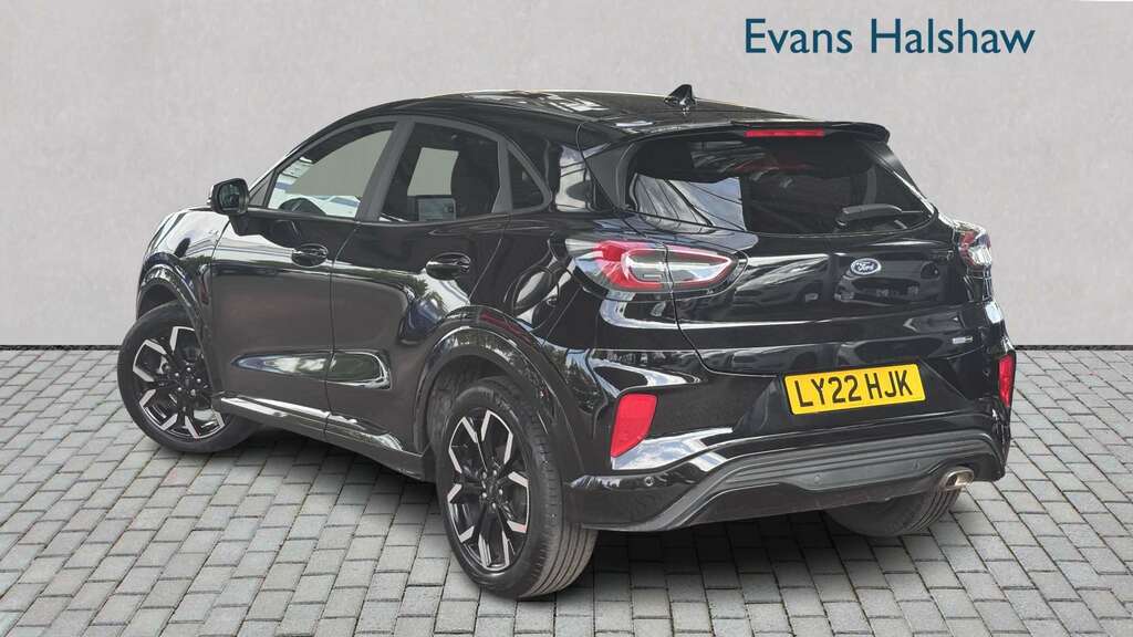 Ford Puma 1.0 Ecoboost Hybrid Mhev St-line X Dct 2022 LY22HJK Black #2