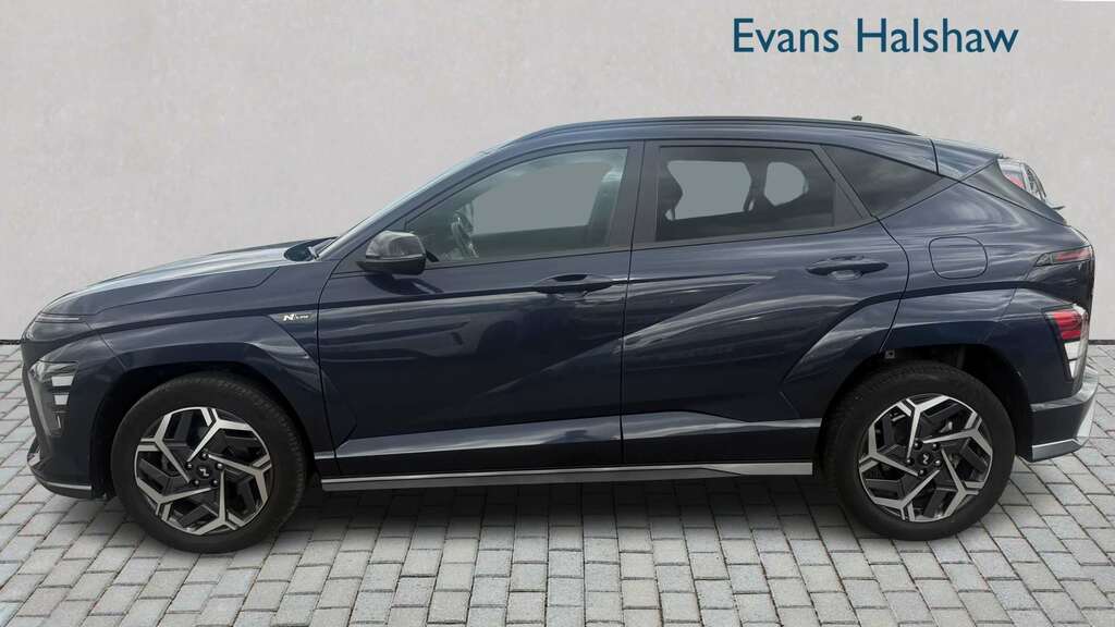 Hyundai Kona 1.0T N Line 2023 Blue #4