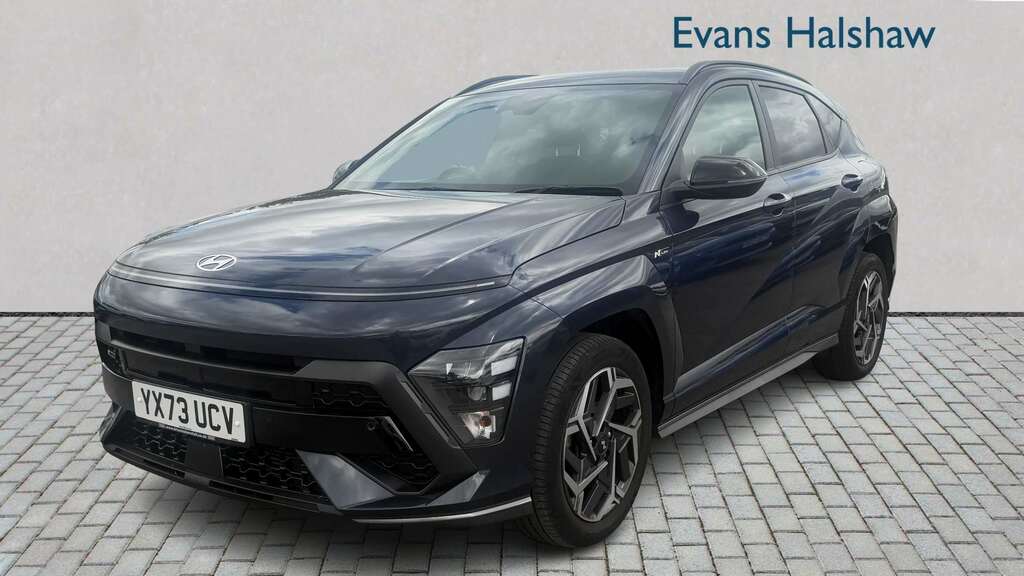 Hyundai Kona 1.0T N Line 2023 Blue #3