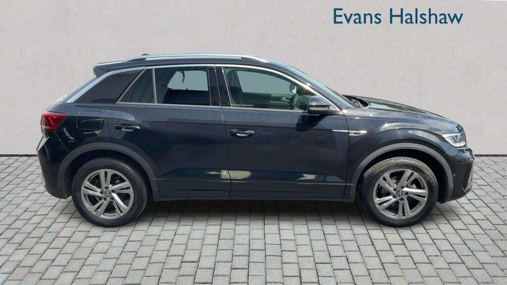 Volkswagen T-Roc 1.5 Tsi R-line Dsg 2023 Black #3