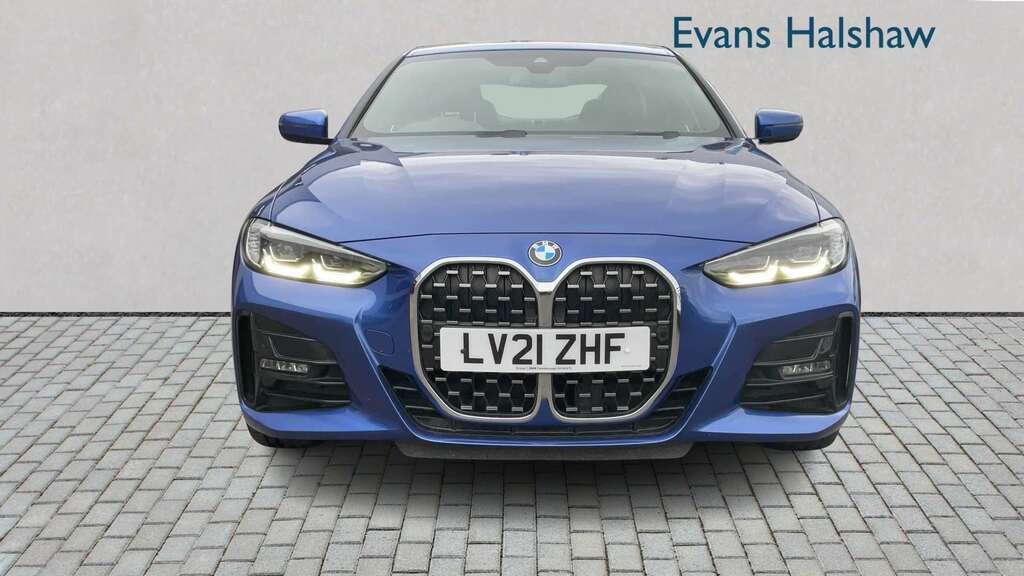 BMW 4 Series 420I M Sport Step 2021 Blue #4
