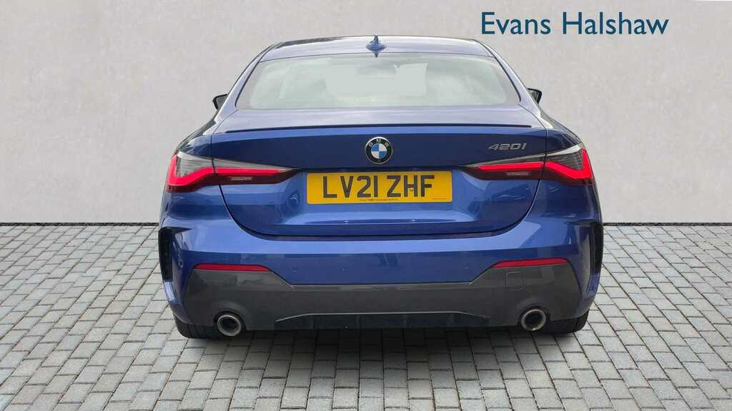 BMW 4 Series 420I M Sport Step 2021 Blue #5