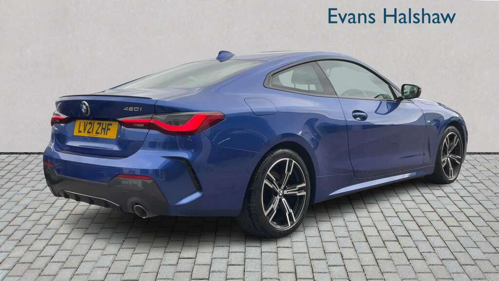 BMW 4 Series 420I M Sport Step 2021 Blue #2