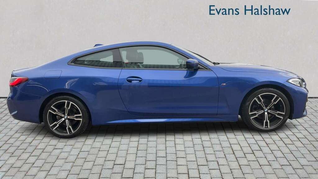 BMW 4 Series 420I M Sport Step 2021 Blue #3