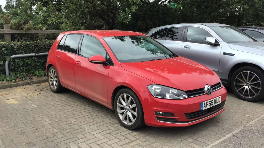 Volkswagen Golf 2.0 Tdi Gt 2015 Red