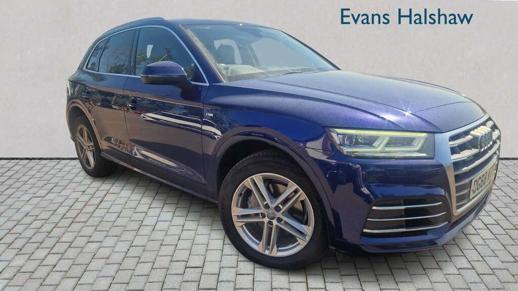 Audi Q5 2.0 Tdi Quattro S Line S Tronic 2018 Blue