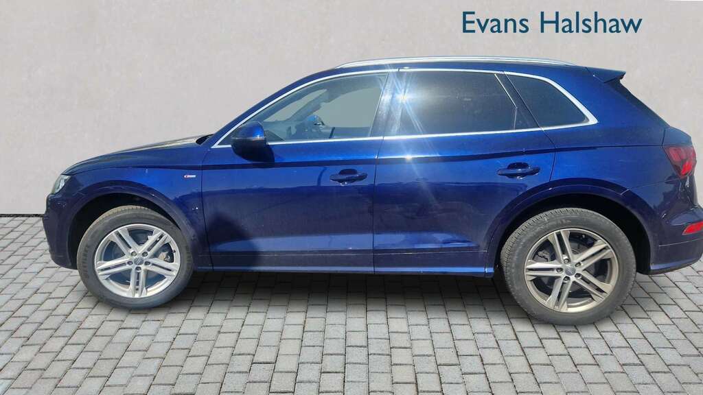 Audi Q5 2.0 Tdi Quattro S Line S Tronic 2018 Blue #3