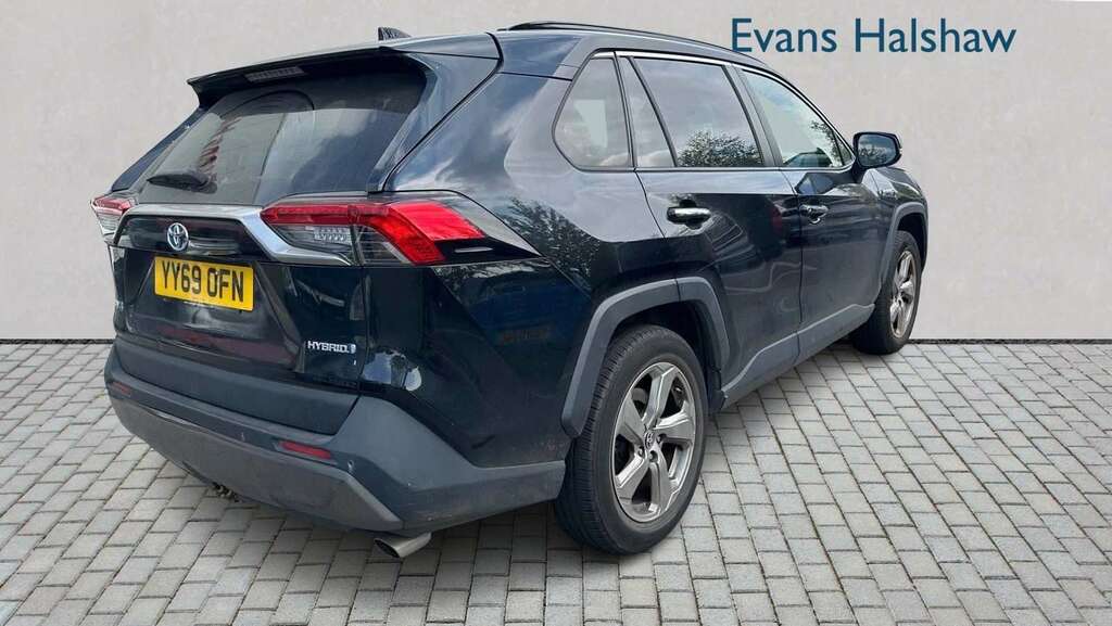 Toyota Rav 4 2.5 Vvt-i Hybrid Design Cvt 2019 Black #4